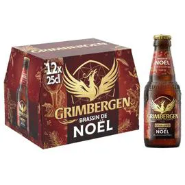 GRIMBERGEN Bière Brassin De Noël 6.5%vol. 12x25cl