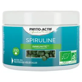 Complément Alimentaire Vitalité Immunité Spiruline Bio (x300)