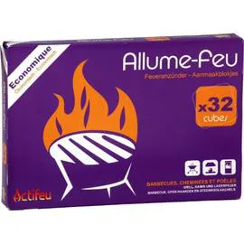 Cubes allume-feu x32 (x32)