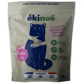 Croquettes pour chat à base de protéines d'insectes (900g)