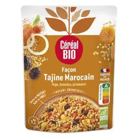 CÉRÉAL BIO Orge et pruneaux à la Marocaine Bio 220g
