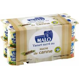 Yaourt au sucre de canne sucré (16x125g)