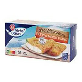 MARQUE REPÈRE, PÊCHE OCÉAN Filet de Merlu 4 à 5 pièces 450g