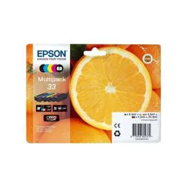 EPSON Cartouches d'encres noire et couleurs N°T33 l'unité