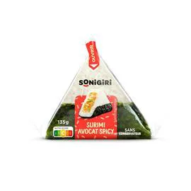 Onigiri surimi avocat spicy (135g)
