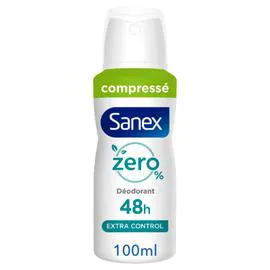 SANEX Déodorant Spray Zéro 0% Protect & Control compressé 100ml