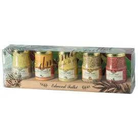 Moutarde assortiment de saveurs (5x100g)
