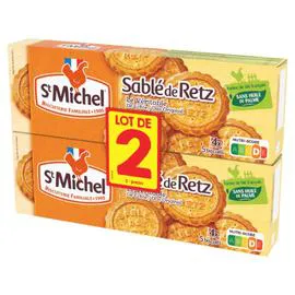ST MICHEL Biscuits sablés de Retz 2x120g