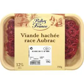 Viande hachée race Aubrac 12% MG (350g)