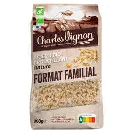 Muesli bio croustillant nature (350g)