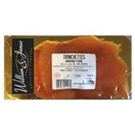 WILLIAM & JAMES Saumon fumé Tranchette 100g