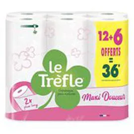 Papier toilette Le Maxi douceur - 12+6 (x18)