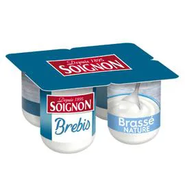 Yaourt de brebis nature brassé (4x110g)