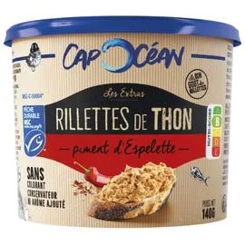 Rillettes thon MSC Piment d'espelette (140g)