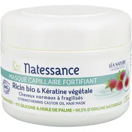 Masque capillaire fortifiant ricin & kératine végétale Bio (200ml)