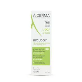 Crème soin corps biology riche dermatologique hydratante Bio (40ml)