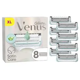 GILLETTE, VENUS Rasoir Satin Care à l'Aloe Vera x8