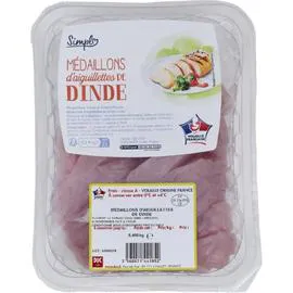 Aiguillettes de dinde médaillons (400g)