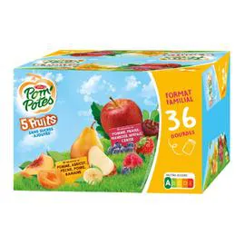 Compote fruits jaunes & Fruits Rouges SSA (3,24kg)