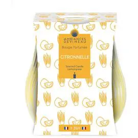 Bougie Parfumée Jaune Citronnelle (l'unité)