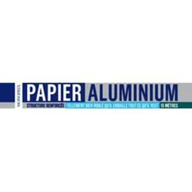 Papier aluminium structure renforcée 15 m (l'unité)