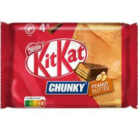 Chunky barres chocolatées à la cacahuète (168g)