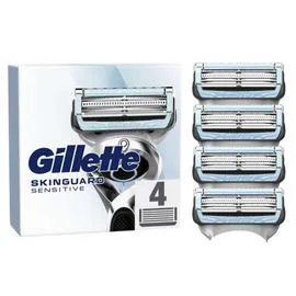 GILLETTE Skinguard Lames De Rasoir Homme Peau Sensible x4