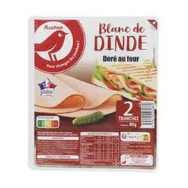 Blanc de dinde doré au four (80g)