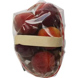 Pêche Plates Blanches Panier Bois (1kg)