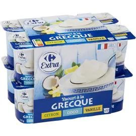 Yaourt assortiment à la grecque (12x125g)