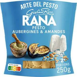 RANA Pâtes Fraiches Girasoli Pesto Aubergines et Amandes 250g