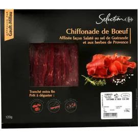 Chiffonnade de boeuf (120g)