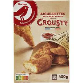 Aiguillettes de poulet panées crousty (400g)