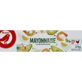 AUCHAN Mayonnaise aux Oeufs frais en tube 175g