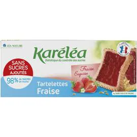 Tartelette fraise s/sucres ajoutés (150g)