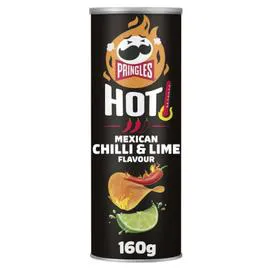 PRINGLES Chips tuiles hot mexican chili et lime 160g