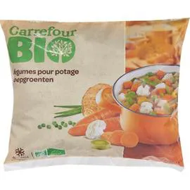 CARREFOUR BIO Légumes bio pour potage 600g