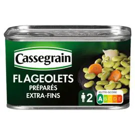 CASSEGRAIN Flageolets préparés extra-fins 265g