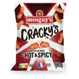 MENGUY'S Biscuits apéritifs Cracky's hot and spicy 180g