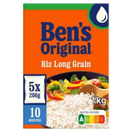BEN'S ORIGINAL Ben's Original Riz Long Grain Sachet cuisson 5x200g