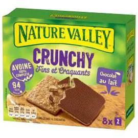 Barre Crunchy Chocolat au lait (8x20g)
