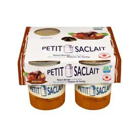 Yaourt brassé sur lit de confiture de marron (500g)
