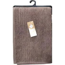 Serviette de bain taupe 100% coton 70x140 cm (l'unité)