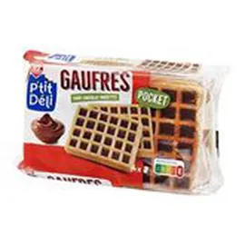 Gaufres chocolat noisettes (272g)
