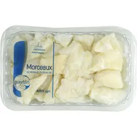 Morue dessalée morceaux (400g)