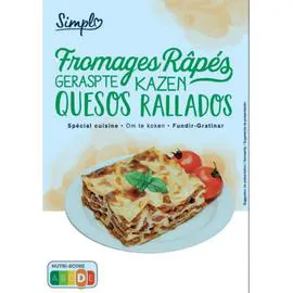 CARREFOUR SIMPL Fromages râpés spécial cuisine 200g