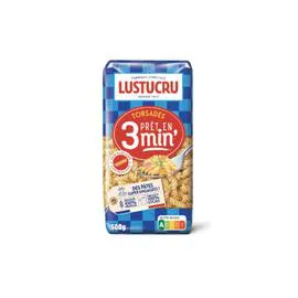 LUSTUCRU Pâtes torsettes cuisson rapide 500g