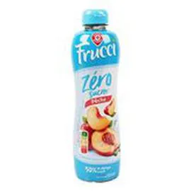 MARQUE REPÈRE, FRUCCI Sirop Zero Pêche avec édulcorants 75cl