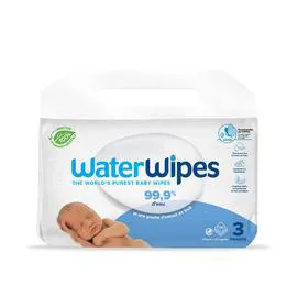 WATERWIPES Lingettes pour bébé 3x48