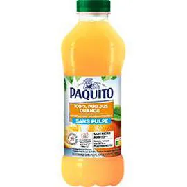 100% pur jus orange sans pulpe (1l)